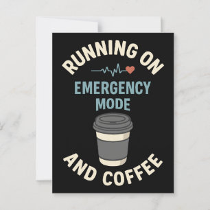 Akut Mode Active Fueled by Coffee Vykort