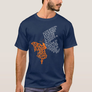 Akut Myeloid Leukemia Warrior T Shirt