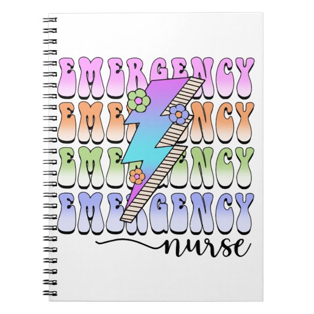 Akut Nurse-blixt Anteckningsbok (Framsidan)