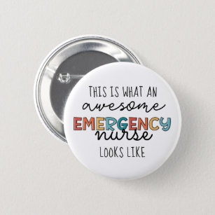 Akut Nurse Funny Fantastisk ER Nurse Gifts Knapp