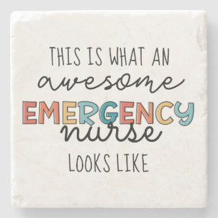 Akut Nurse Funny Fantastisk ER Nurse Gifts Stenunderlägg