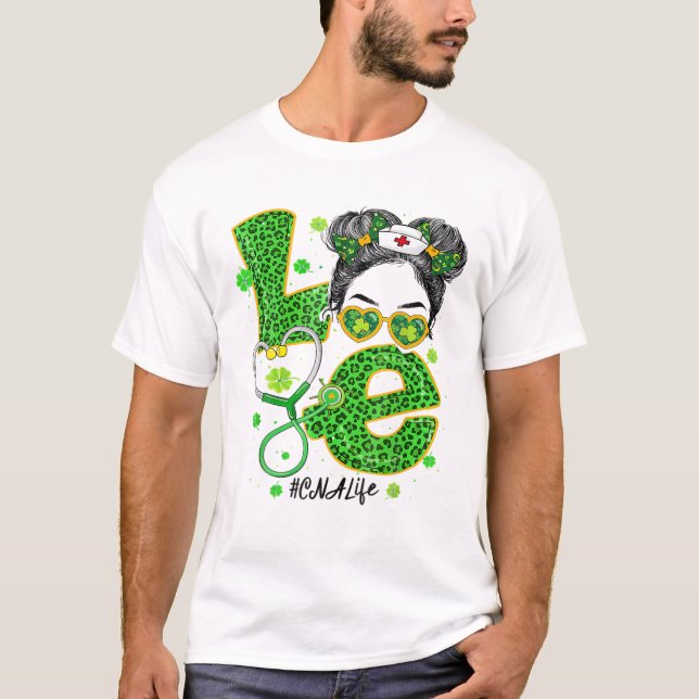 Akut Nurse Squad Nursing St Patrick Day Gnome T Shirt (Framsida)