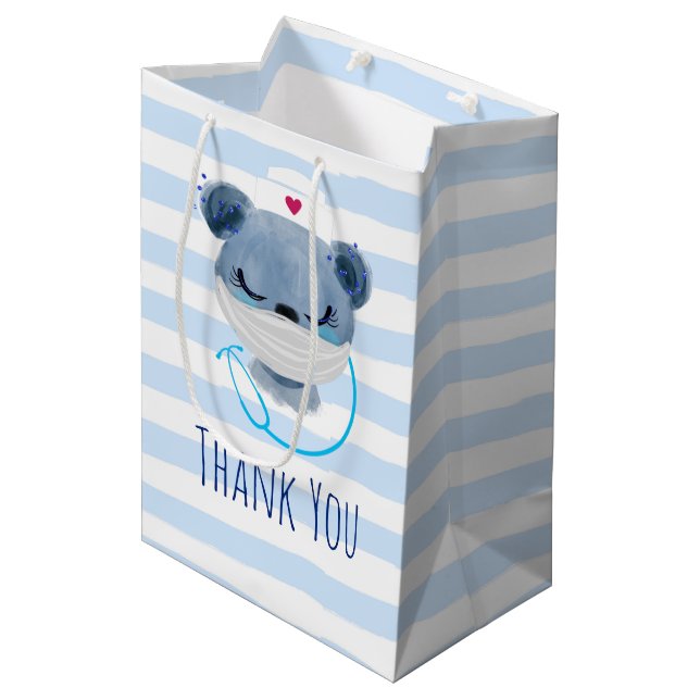 Akut öra med Tack av matmask (Framsidan Vinklad)