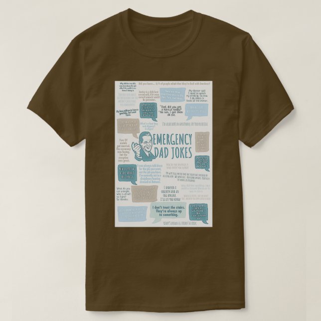 Akut Pappa Joke Funny Fars dag Card Greetin T Shirt (Design framsida)