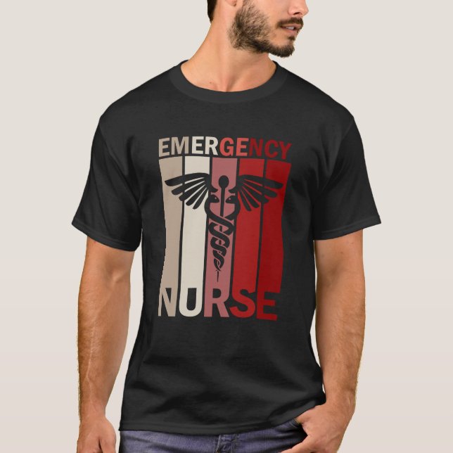 Akut Room Nurse - ER Nurse T Shirt (Framsida)