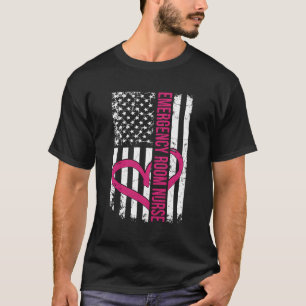 Akut Room Nurse Flagga Nurses Studenten Apprec T Shirt
