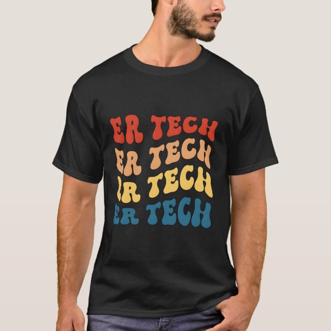 Akut Room Tech Proud Er Technician Er Tech T Shirt (Framsida)