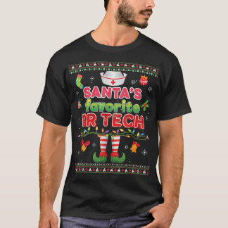 Akut Room Technician Santas Favorite ER Tech T Shirt
