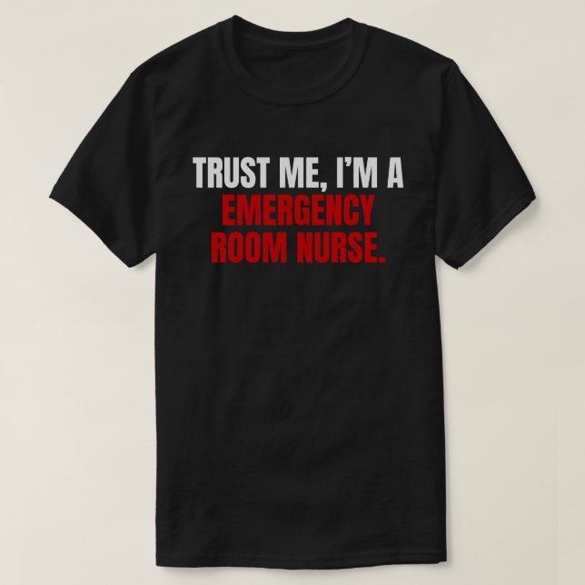 Akut Rumssjuksköterska T Shirt (Design framsida)
