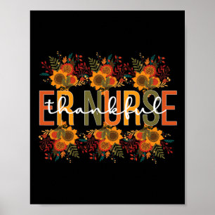 Akut Sjuksköterska Thanksgiving ER sjuksköterska 1 Poster