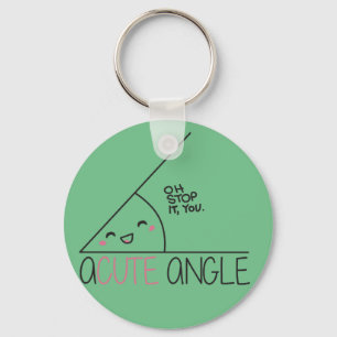 Akut vinkla Keychain Nyckelring