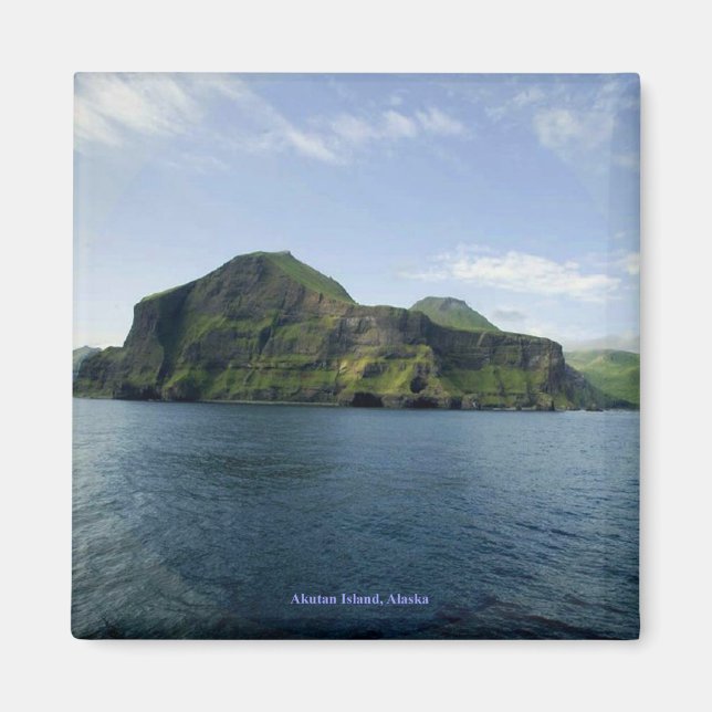 Akutan Island Magnet (Framsidan)