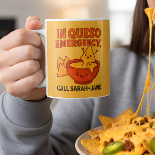 Akutet Lättost Gift in Queso Kaffemugg