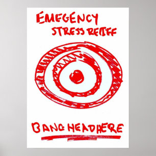 Akutet Stressar hjälp Poster