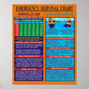 Akutets överlevnadsdiagram poster