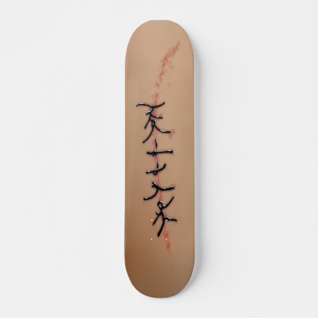 Akutets rum skateboard bräda 20,5 cm (Framsida)