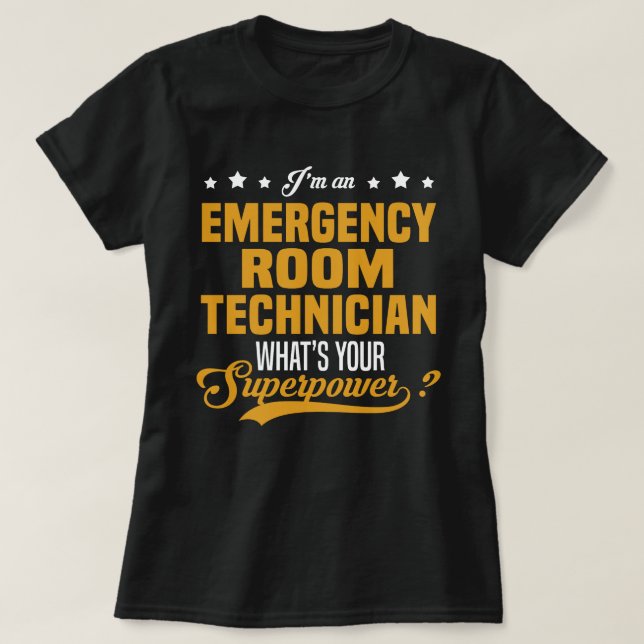 Akutets rumstekniker t shirt (Design framsida)
