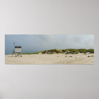 Akutets skydd på stranden Poster
