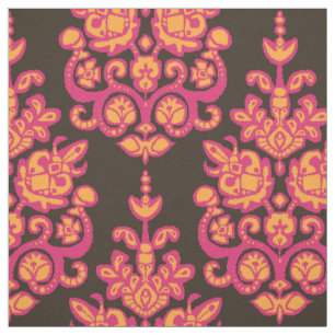 Akuti damask ikat tyg
