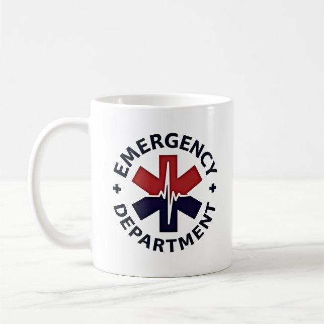 Akutmottagning – Personlig Kaffemugg (Vänster)