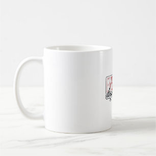 Akutmottagning typografi skjorta design_1 kaffemugg