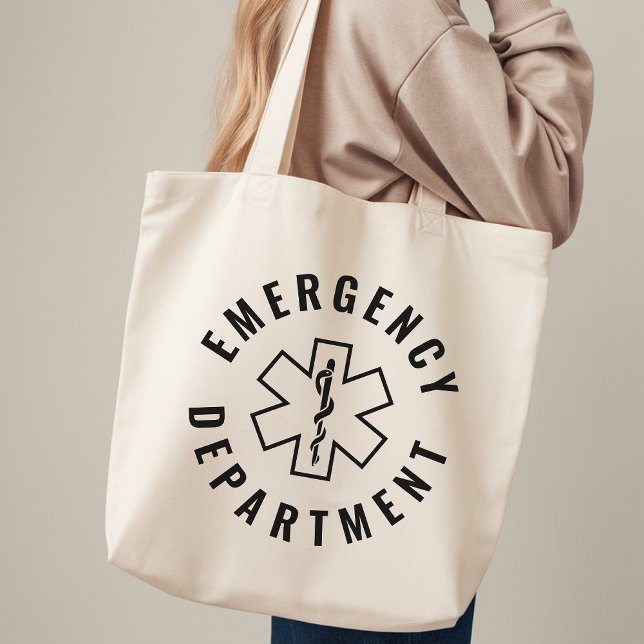 Akutmottagningssjuksköterska Väska Present till ak (ER Nurse Gift Tote Bag for Emergency Nurses, ER Nurse Tote Bag for Emergency Department Gift)
