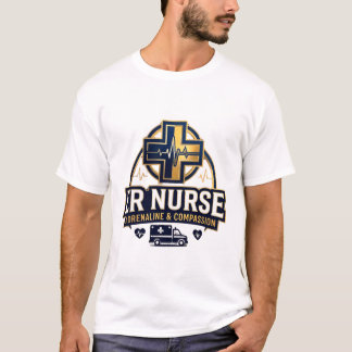 Akutsjuksköterska Adrenalin Och Medkänsla T Shirt