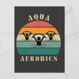 akvaaerobics vykort