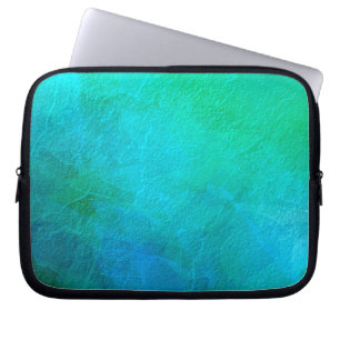 Akvamarin Grön Blå Is Abstrakt Konst Laptop Sleeve
