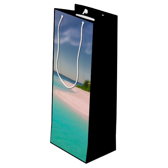 Akvamarin Ocean Tropisk Strand Scenisk (Baksidan Vinklad)