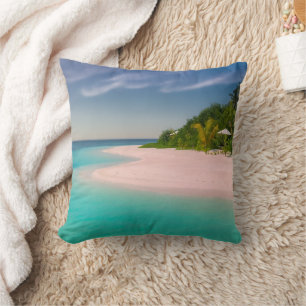Akvamarin Ocean Tropisk Strand Scenisk Kudde
