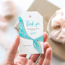 Akvamarin Självstjärt Partypresenttagg