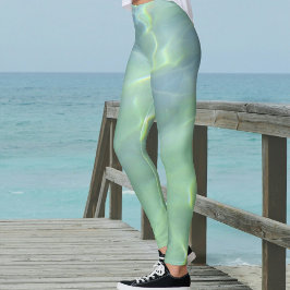 Akvamarin Tropiskt Vatten Chic Leggings