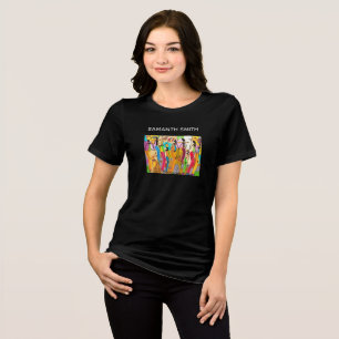 Akvarell Afrikansk Konst Fantastisk Resa T Shirt