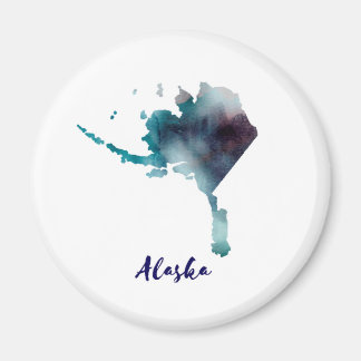 Akvarell Alaska USA Magnet