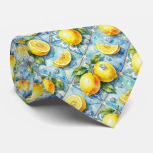 Akvarell Amalfi Citron Medelhavet Diamanter Slips