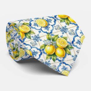 Akvarell Amalfi Citron Medelhavet Diamanter Slips