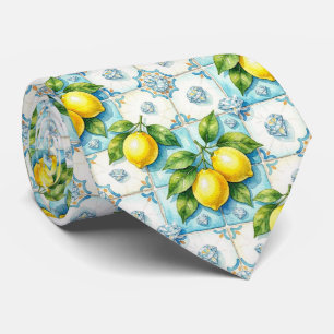 Akvarell Amalfi Citron Medelhavet Diamanter Slips