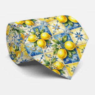 Akvarell Amalfi Citron Medelhavet Diamanter Slips