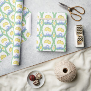 Akvarell Amalfi Citroner Presentpapper
