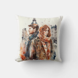 Akvarell Amour i Paris Kuddvar Kudde