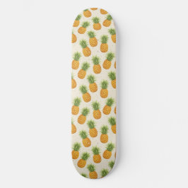 Akvarell Ananas Mini Skateboard Bräda 18,5 Cm