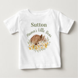 Akvarell Baby Dovhjort Hjort Mama Lilla Älskling G T Shirt