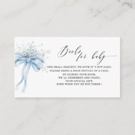 Akvarell  Bebis i Blom  baby shower-böcker för  Tilläggskort