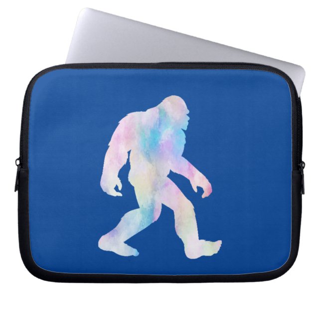 Akvarell Bigfoot Laptop Fodral (Framsidan)