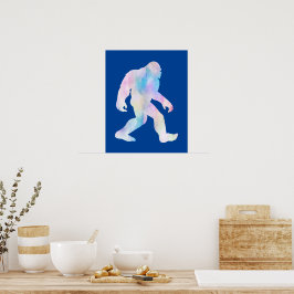 Akvarell Bigfoot Poster