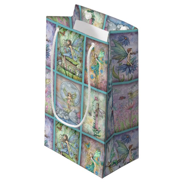 Akvarell Blomfairies Fantasiart (Framsidan Vinklad)