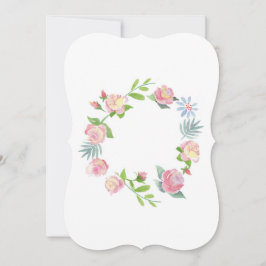 akvarell blomkort inbjudningar