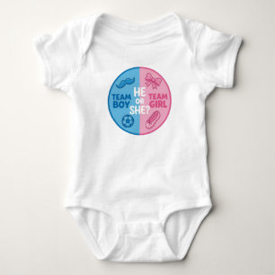 Akvarell Blommig Bebis Könsbestämning Pojke eller T Shirt