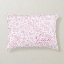 Akvarell Blommig Konst NAMN rosa vit kvinnlig söt